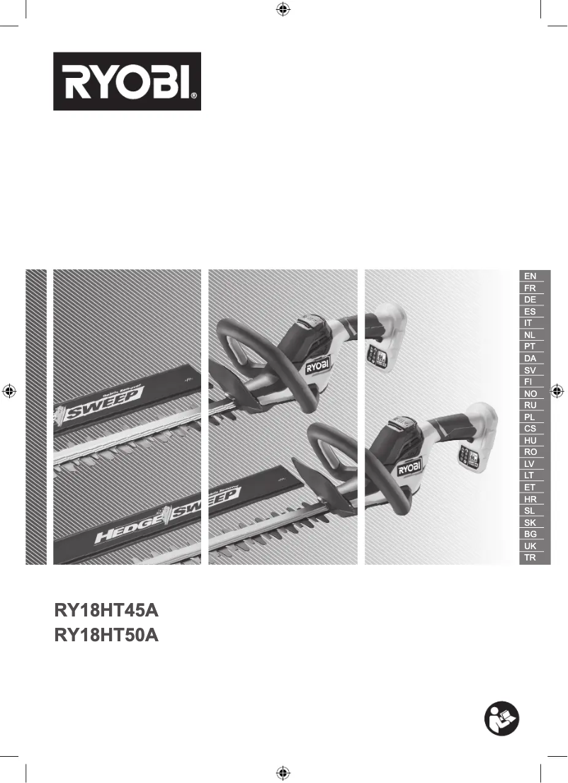 Page n°1 - Manuel utilisateur RYOBI One+ RY18HT45A