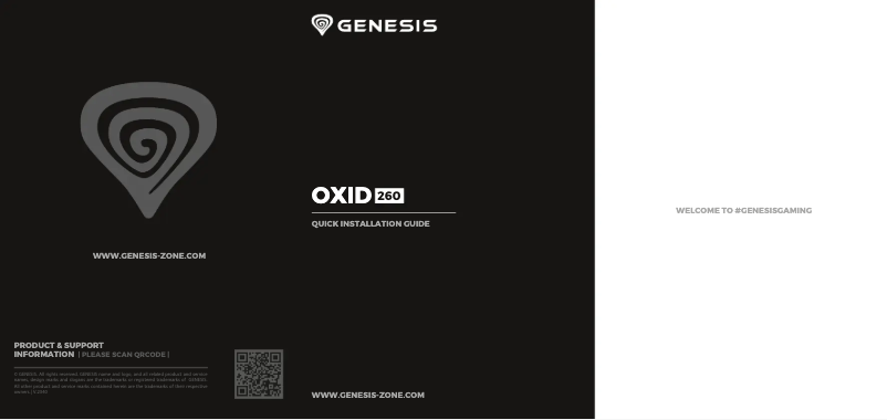 Imagen de la primera página del manual del dispositivo Oxid 260