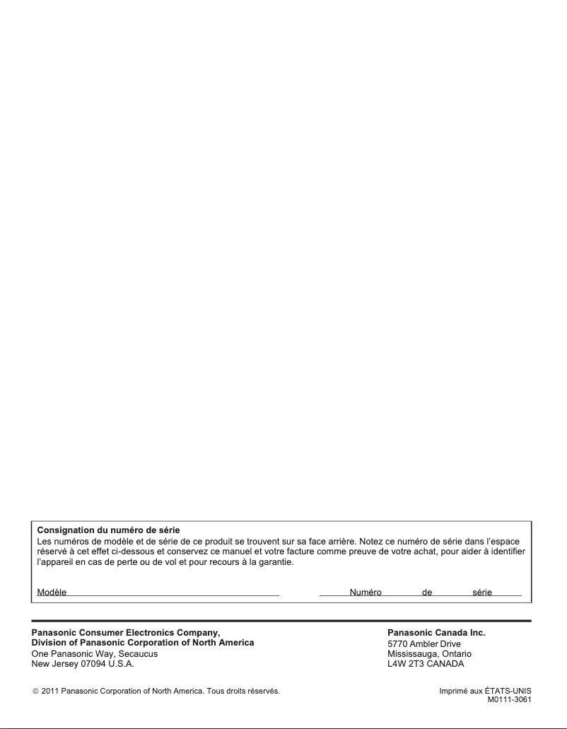 Page 1 de la notice Manuel utilisateur Panasonic Viera TC-P50ST30