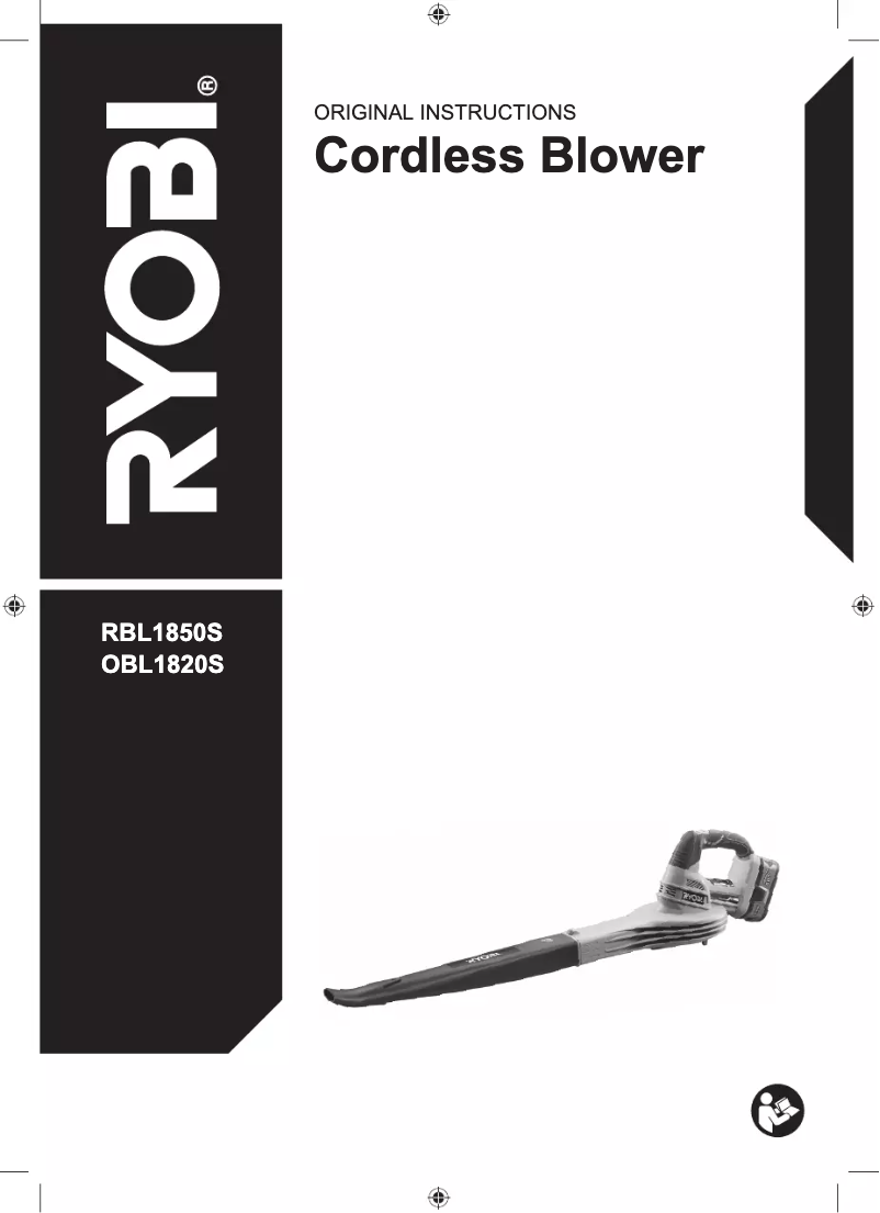 Page 1 de la notice Manuel utilisateur RYOBI One+ RBL1850S