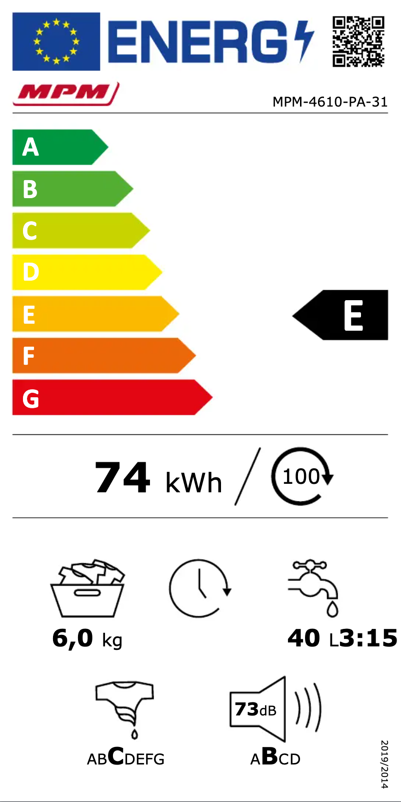 Page n°1 - Manuel utilisateur MPM MPM-4610-PA-31