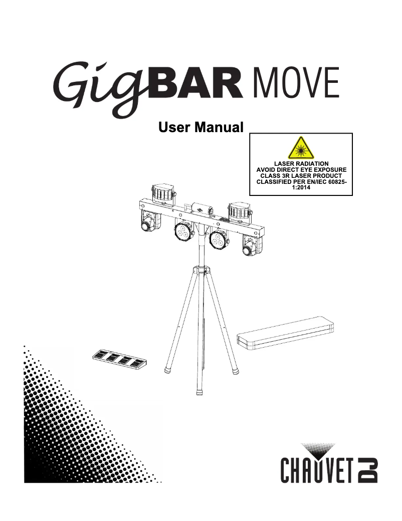 Page n°1 - Manuel utilisateur Chauvet GigBAR Move