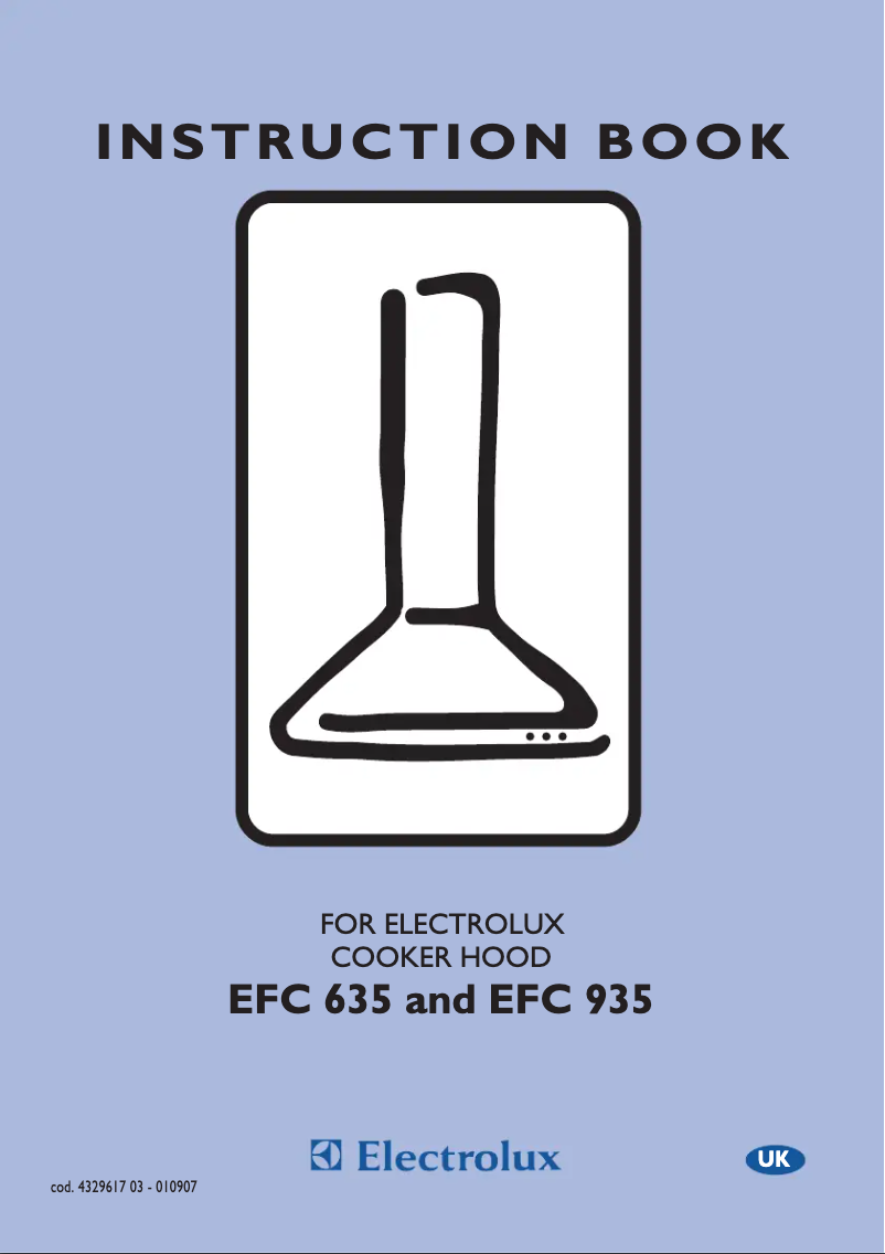 Image de la première page du manuel de l'appareil EFC635X