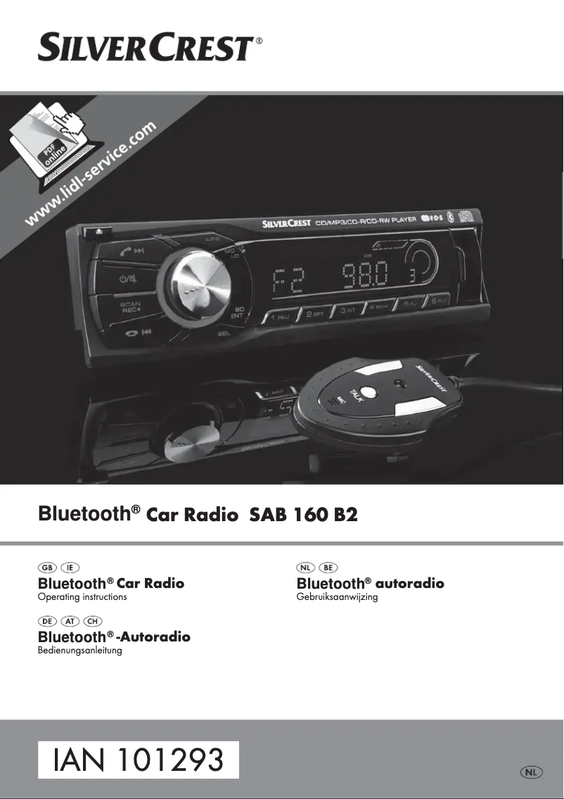 Image de la première page du manuel de l'appareil SAB 160 B2