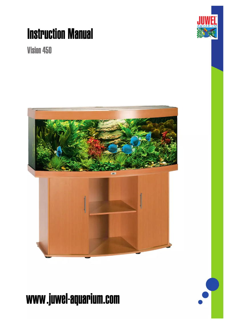 Page n°1 - Manuel utilisateur Juwel Vision 450