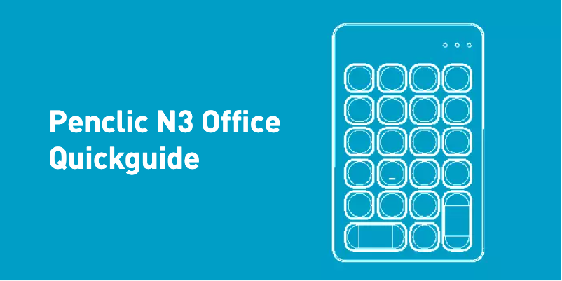Page 1 de la notice Manuel utilisateur Penclic N3 Office