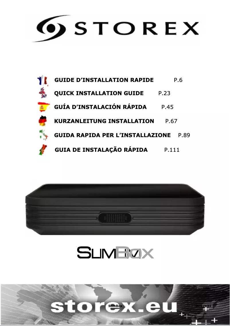 Page 1 de la notice Manuel utilisateur Storex SlimBox