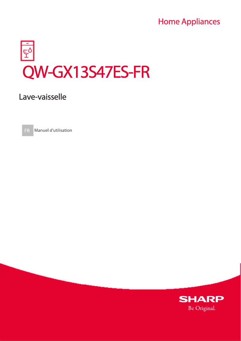 Page n°1 - Manuel utilisateur Sharp QW-GX13S47ES-FR