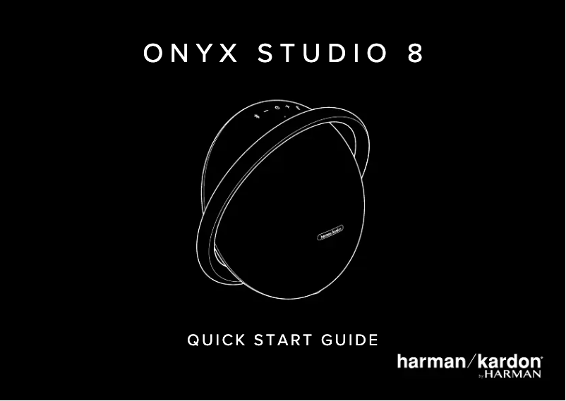 Página 1 del manual Manual de usuario Harman Kardon Onyx Studio 8