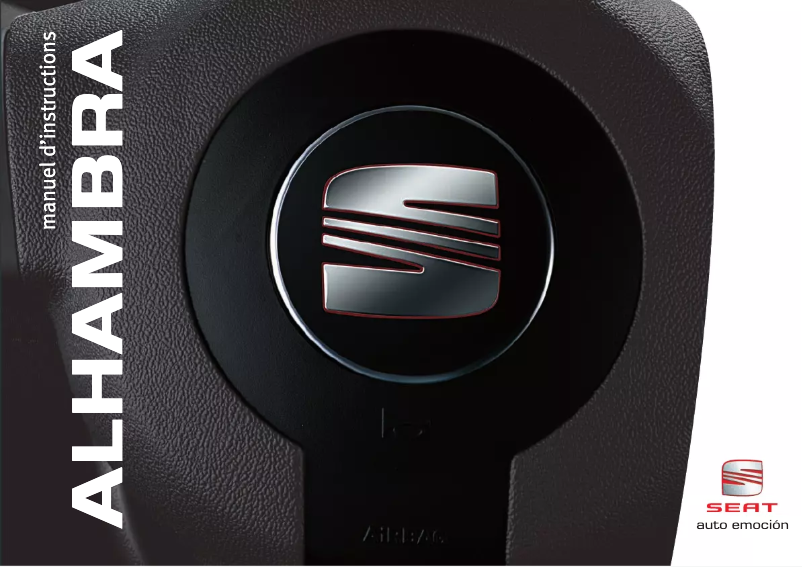 Page 1 de la notice Manuel utilisateur Seat Alhambra (2008)