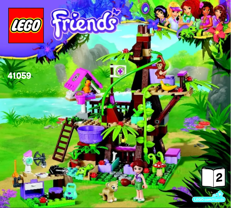 Page 1 de la notice Manuel utilisateur Lego Friends 41059