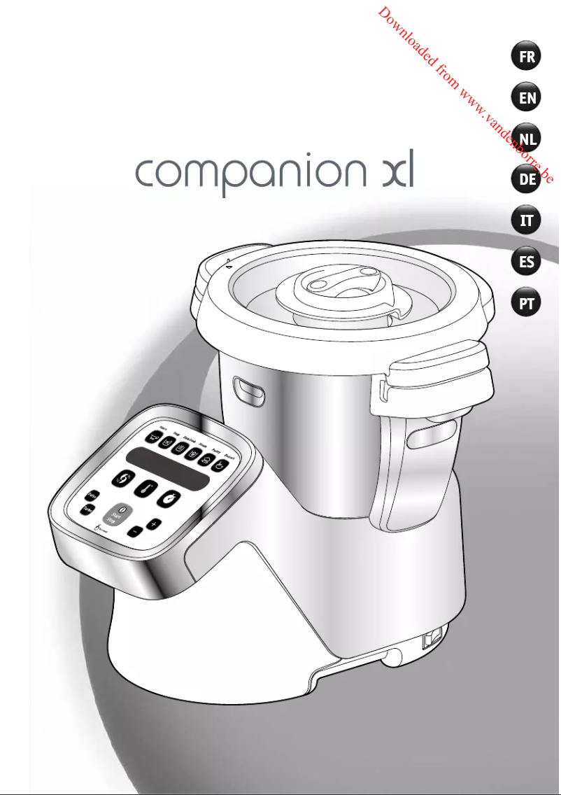 Page n°1 - Manuel utilisateur Moulinex Companion XL Gourmet YY3851