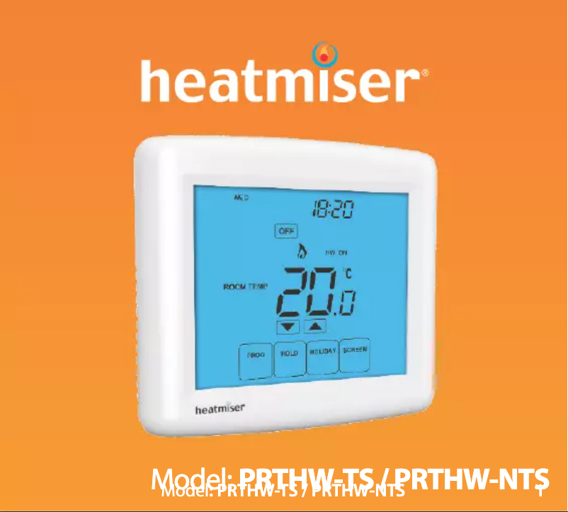 Image de la première page du manuel de l'appareil PRTHW-NTS