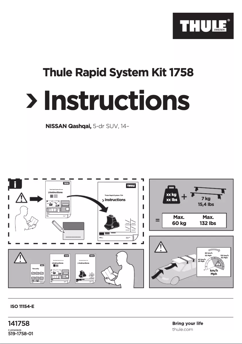 Image de la première page du manuel de l'appareil Rapid System Kit 1758