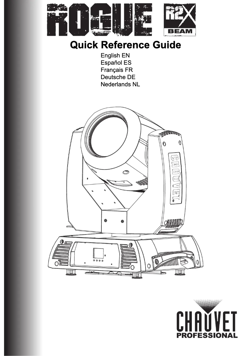Page 1 de la notice Manuel utilisateur Chauvet Rogue R2X Beam