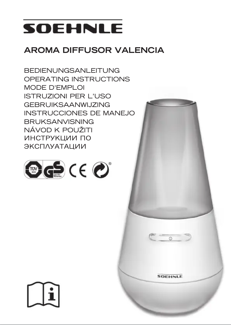 Página 1 del manual Manual de usuario Soehnle Valencia 68025