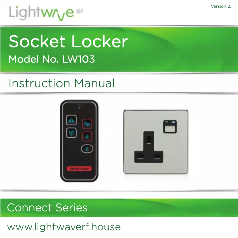 Página 1 del manual Manual de usuario Lightwave LW103