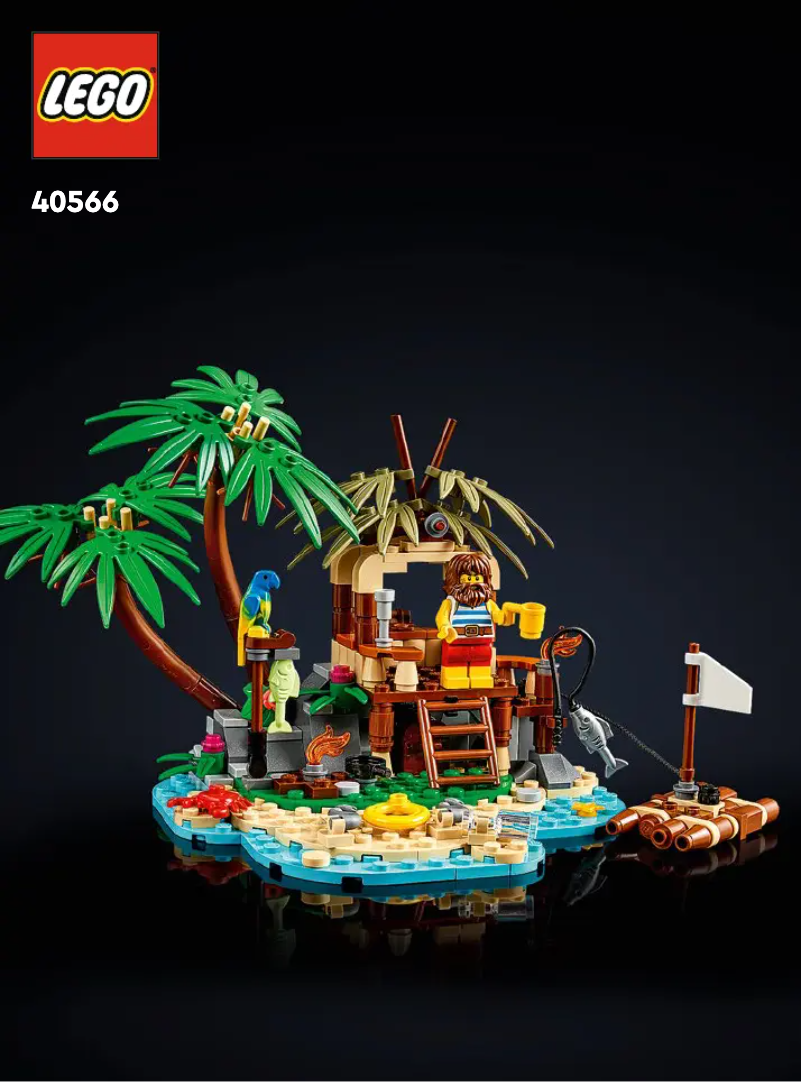 Page 1 de la notice Manuel utilisateur Lego Ray the Castaway 40566
