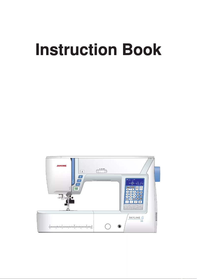 Image de la première page du manuel de l'appareil Skyline S5