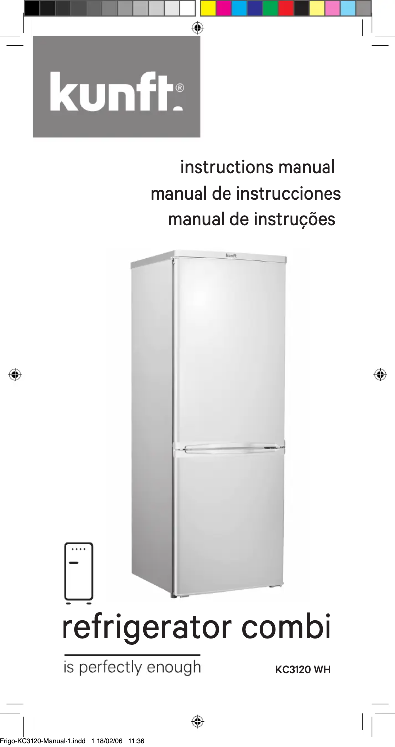 Image de la première page du manuel de l'appareil KC3120