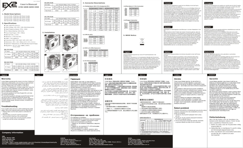 Image de la première page du manuel de l'appareil Extreme 2 525