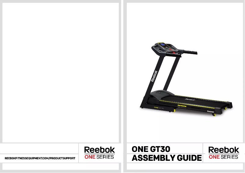 Page n°1 - Manuel utilisateur Reebok One GT30