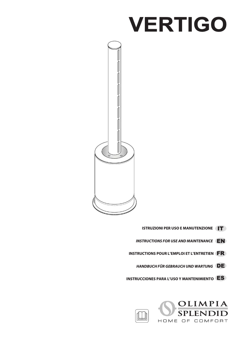 Página 1 del manual Manual de usuario Olimpia Splendid Vertigo