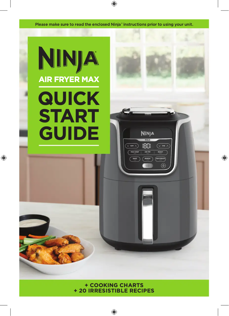 Page 1 of the manual User Manual Ninja Air Fryer MAX AF160UK
