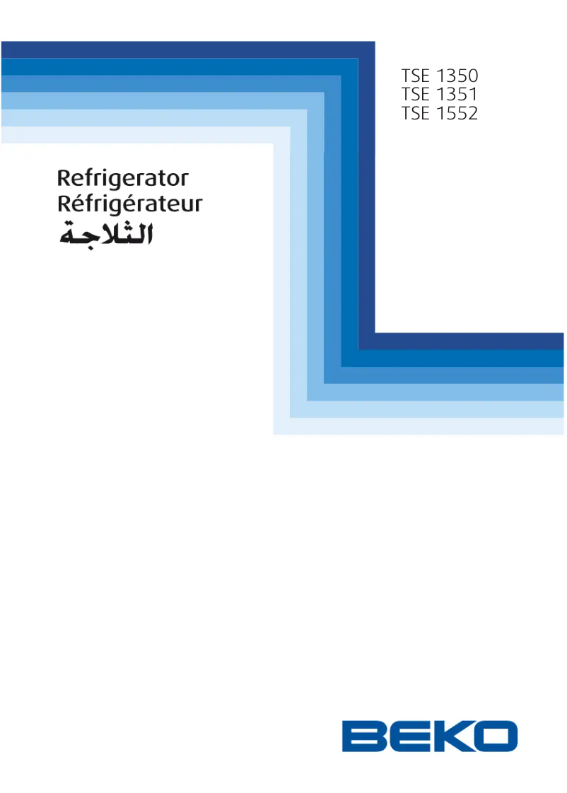 Image de la première page du manuel de l'appareil TSE 1351