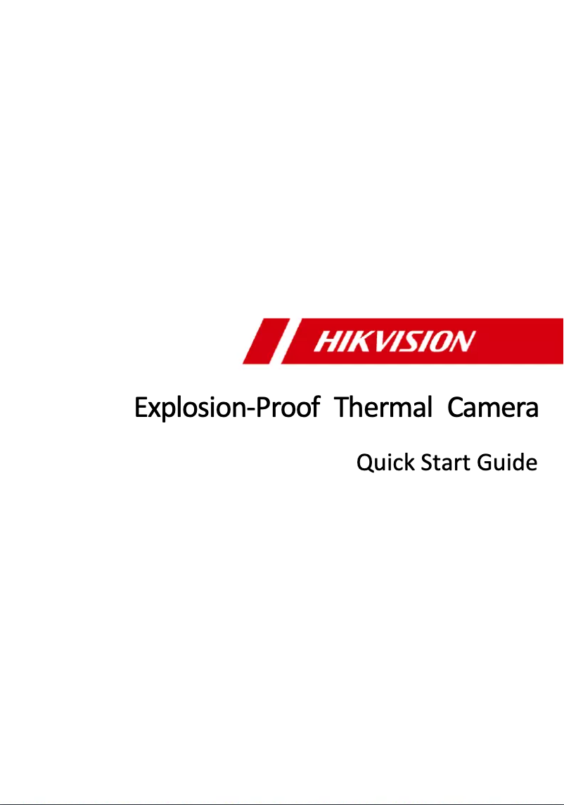 Page 1 de la notice Guide de démarrage rapide Hikvision DS-2TD2537T-4/Q