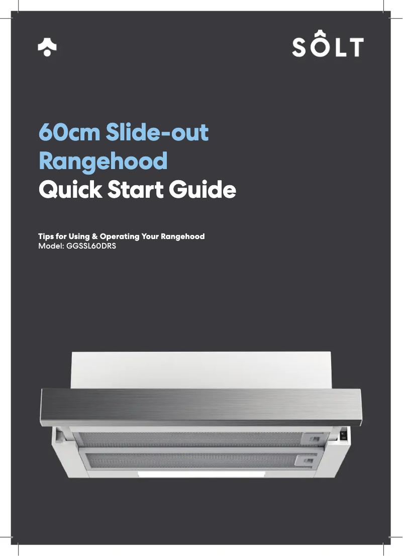 Page 1 de la notice Guide de démarrage rapide Sôlt GGSSL60DR2S