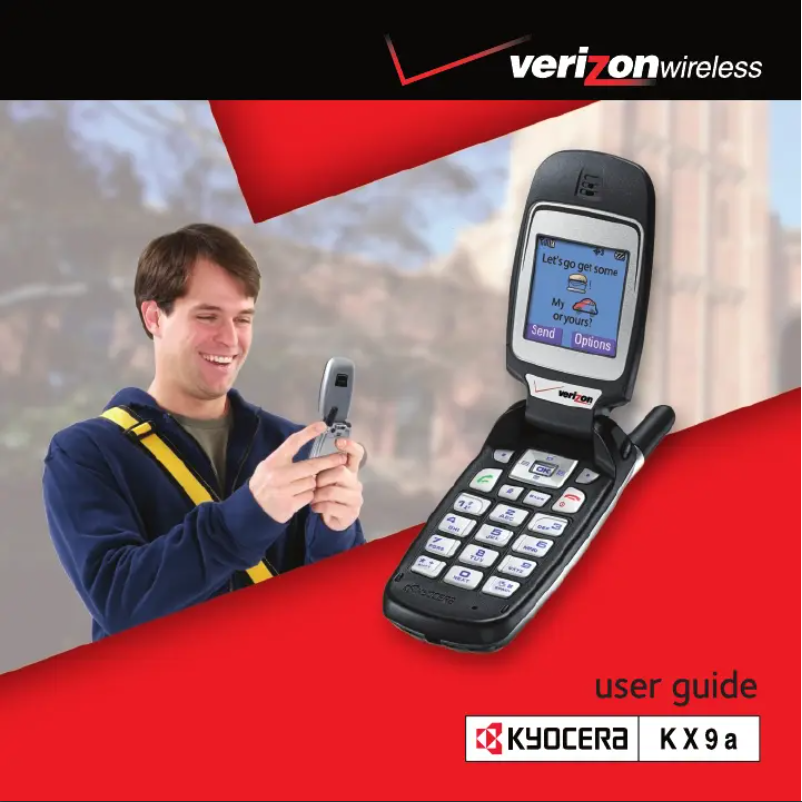 Image de la première page du manuel de l'appareil KX9a