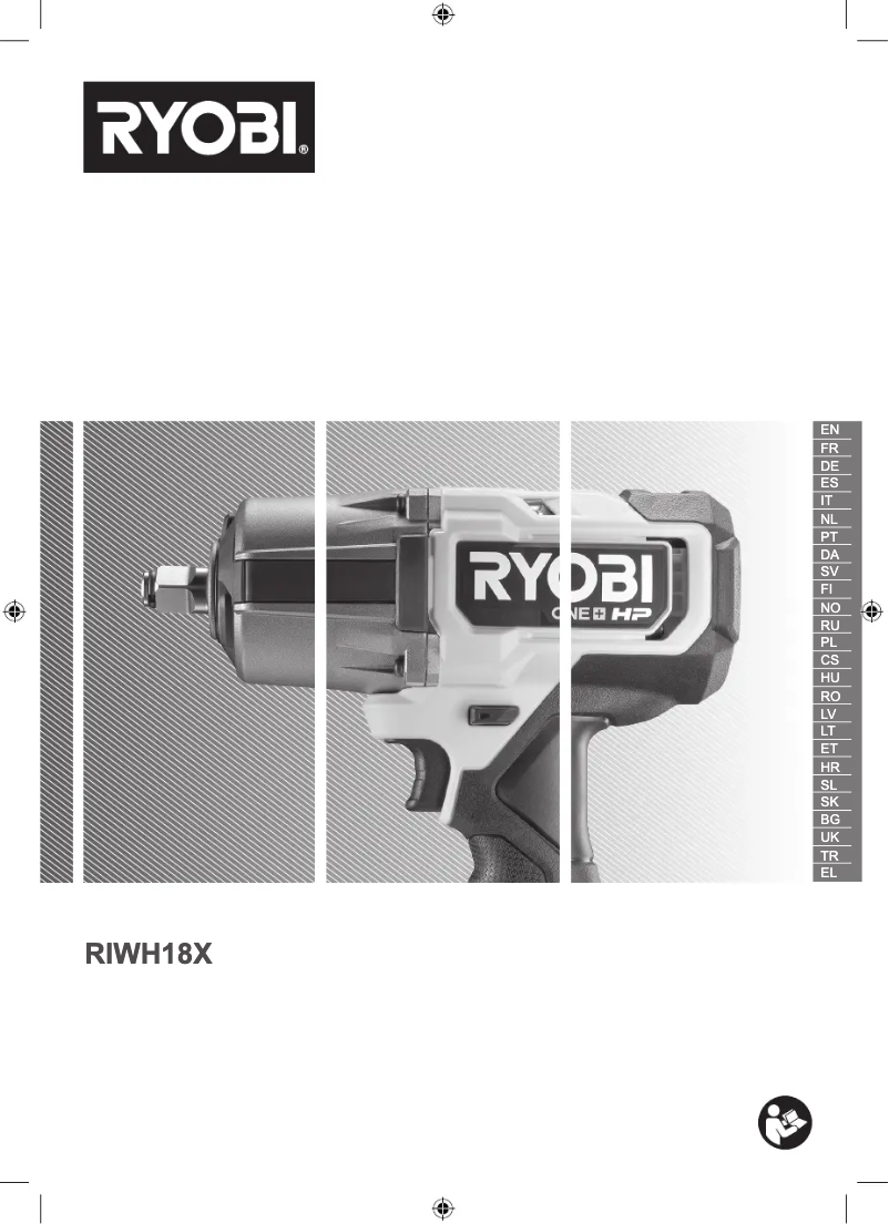 Page 1 de la notice Manuel utilisateur RYOBI One+ RIWH18X