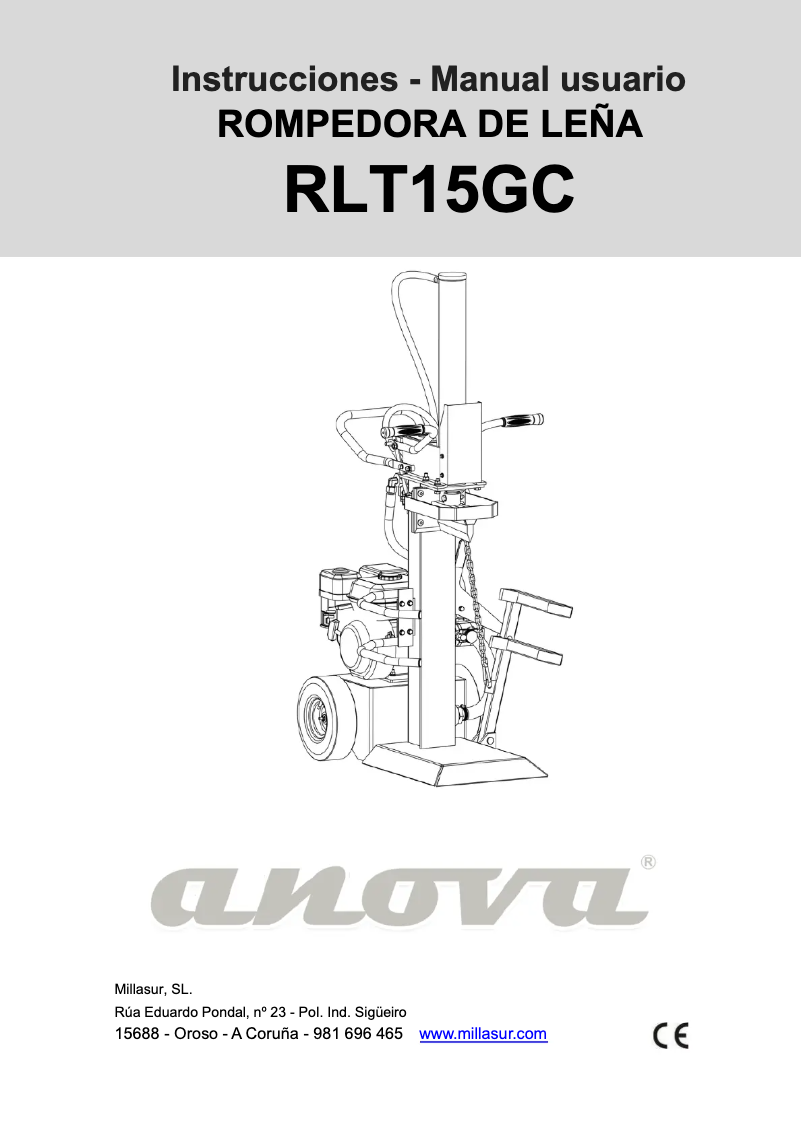 Imagen de la primera página del manual del dispositivo RLT15GC