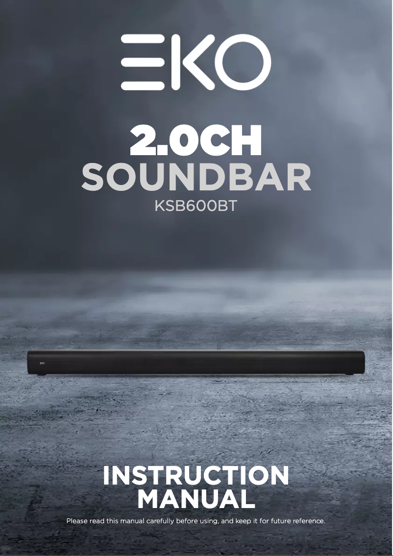 Image de la première page du manuel de l'appareil KSB600BT