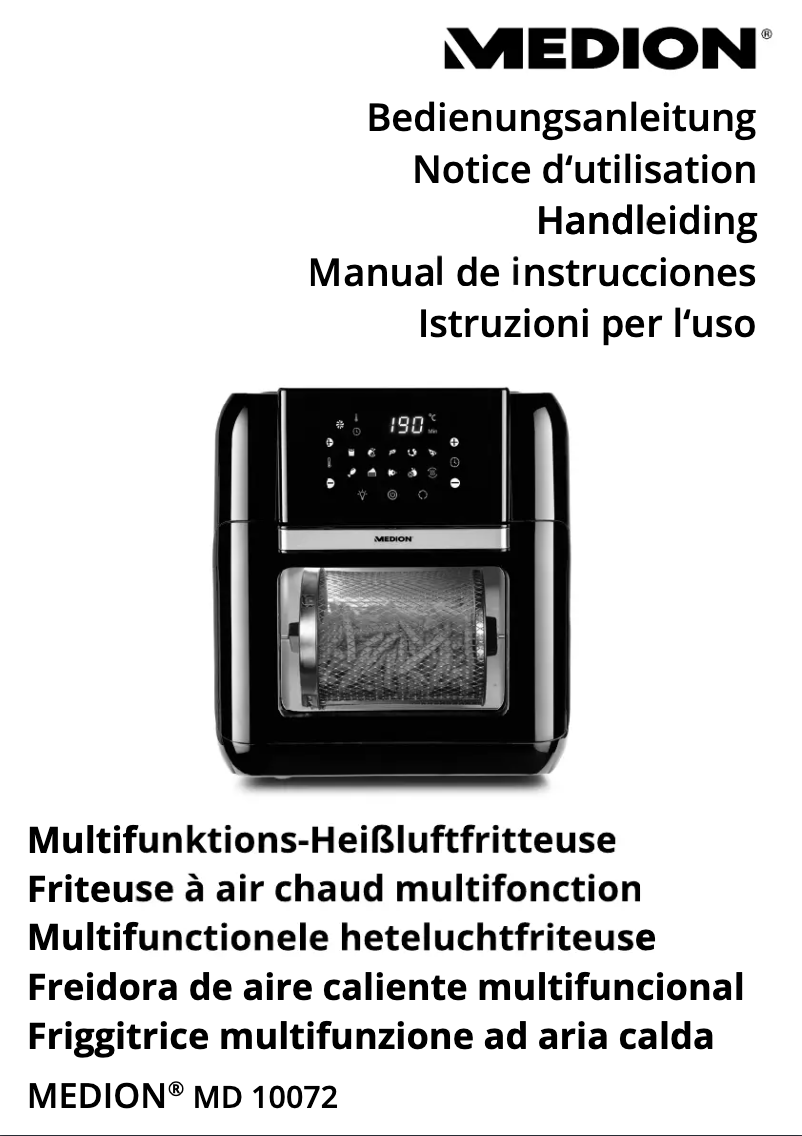Página 1 del manual Manual de usuario Medion MD 10072