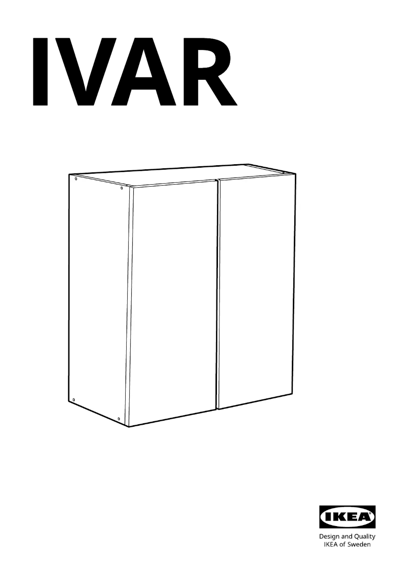 Página 1 del manual Manual de usuario Ikea IVAR 502.149.99