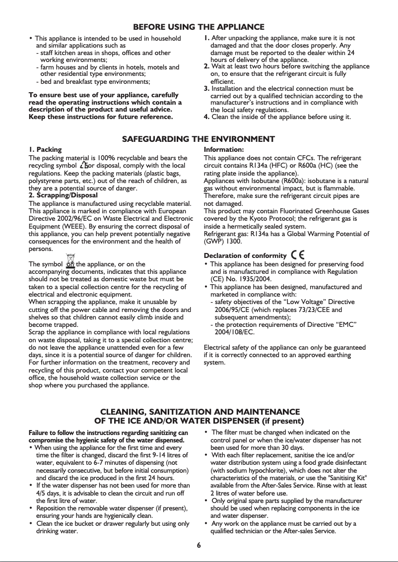 Image de la première page du manuel de l'appareil ARZ 010