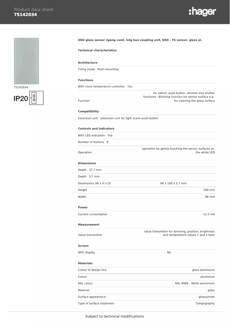 Image de la première page du manuel de l'appareil 75142034