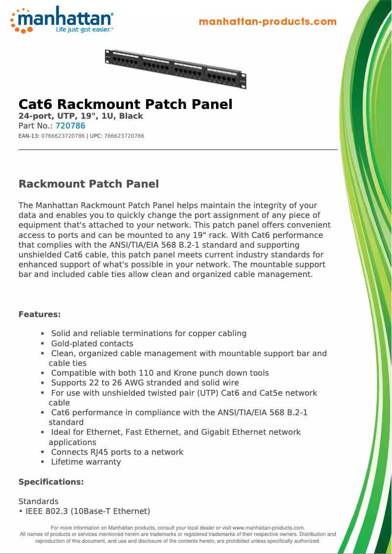 Image de la première page du manuel de l'appareil 720786