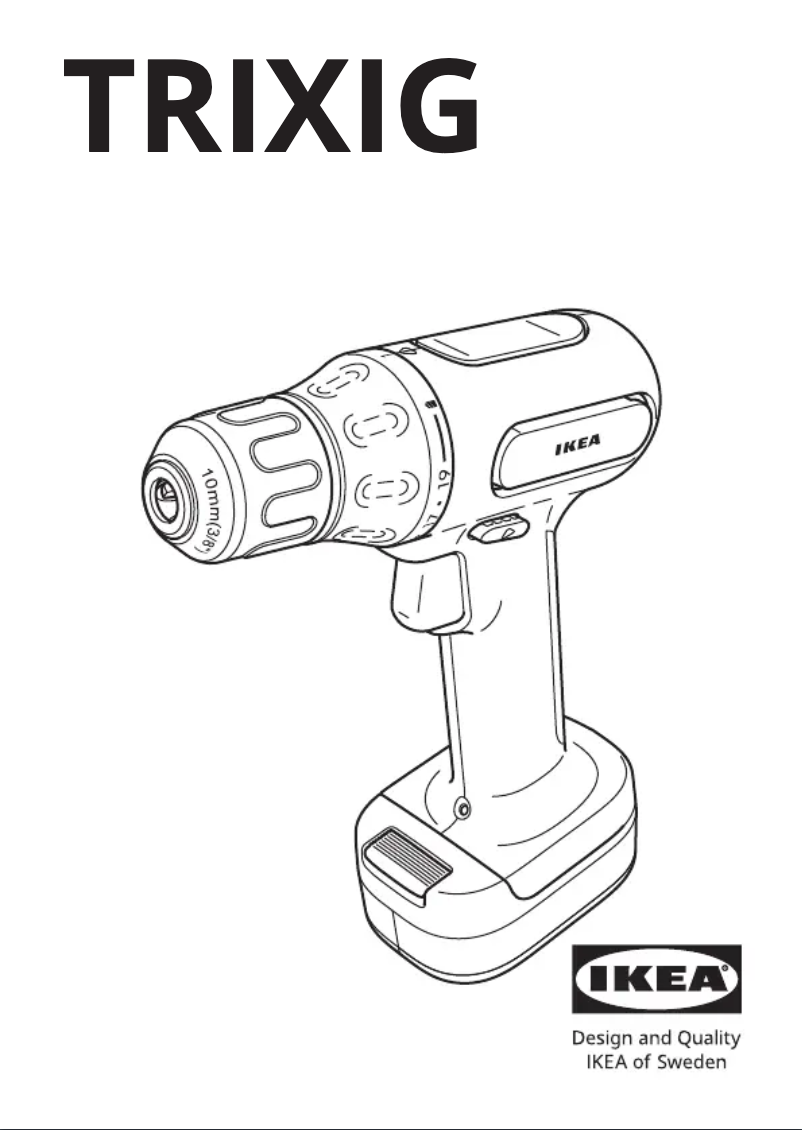 Image de la première page du manuel de l'appareil TRIXIG 305.642.10