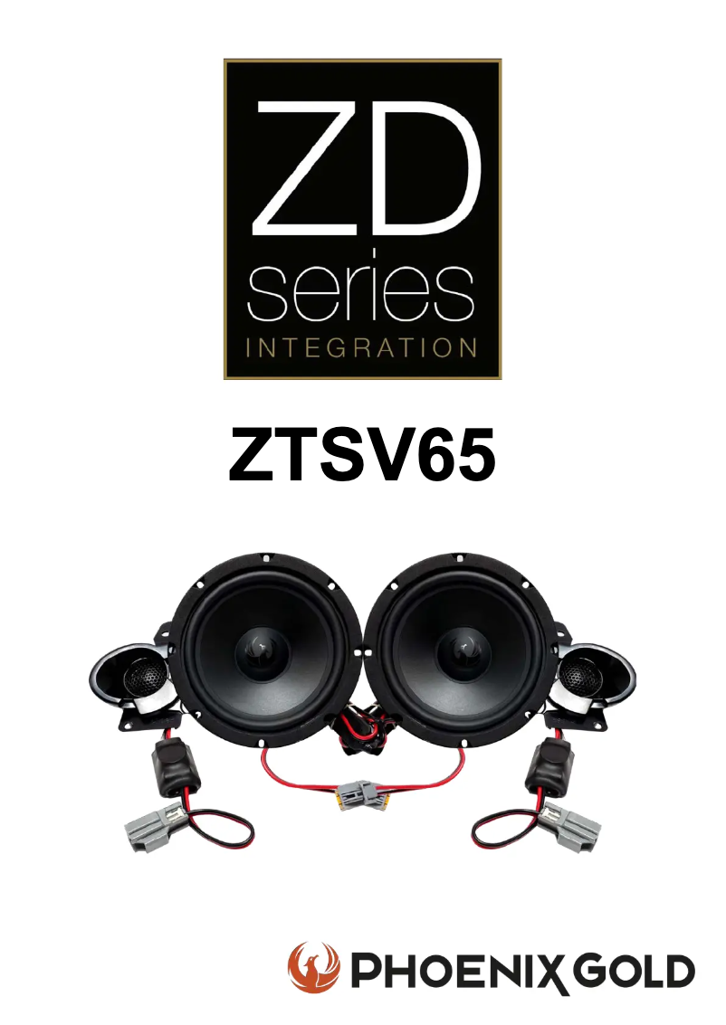 Page 1 de la notice Manuel utilisateur Phoenix Gold ZTSV65