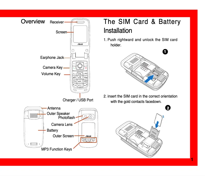 Image de la première page du manuel de l'appareil M307