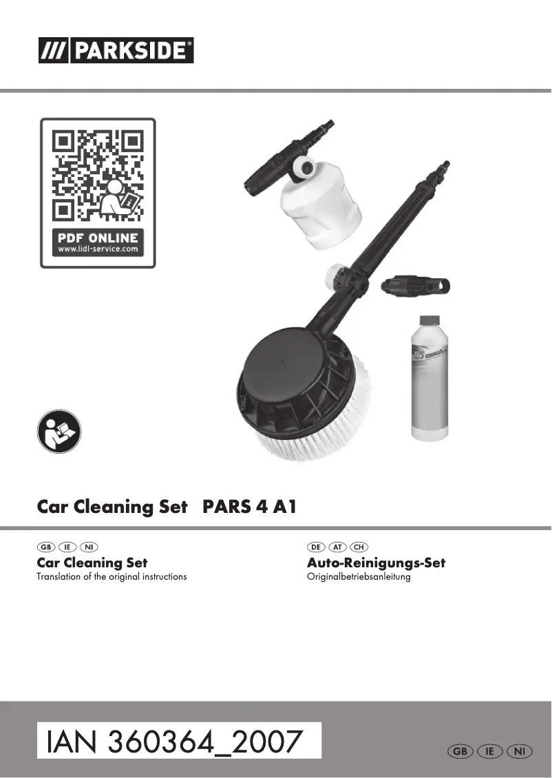 Image de la première page du manuel de l'appareil PARS 4 A1