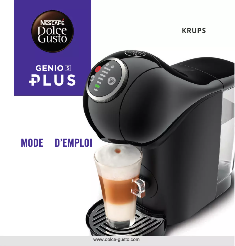 Imagen de la primera página del manual del dispositivo Nescafé Dolce Gusto Genio S Plus