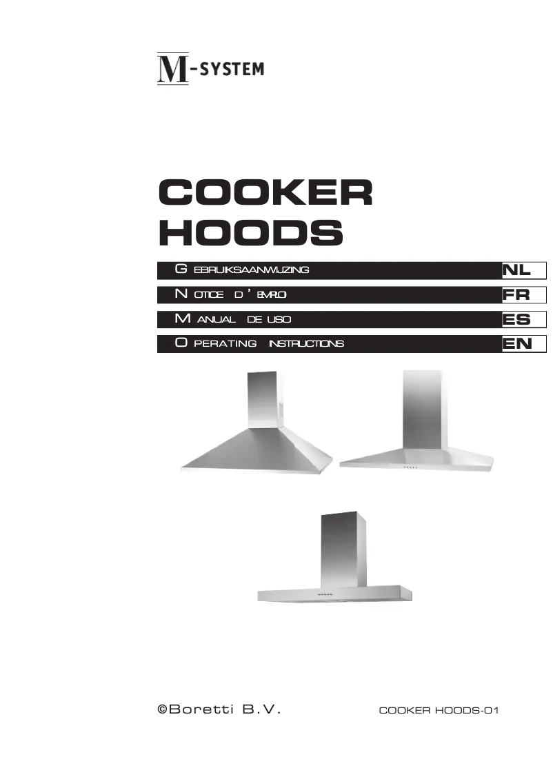 Page 1 de la notice Manuel utilisateur M-System MSPK 761