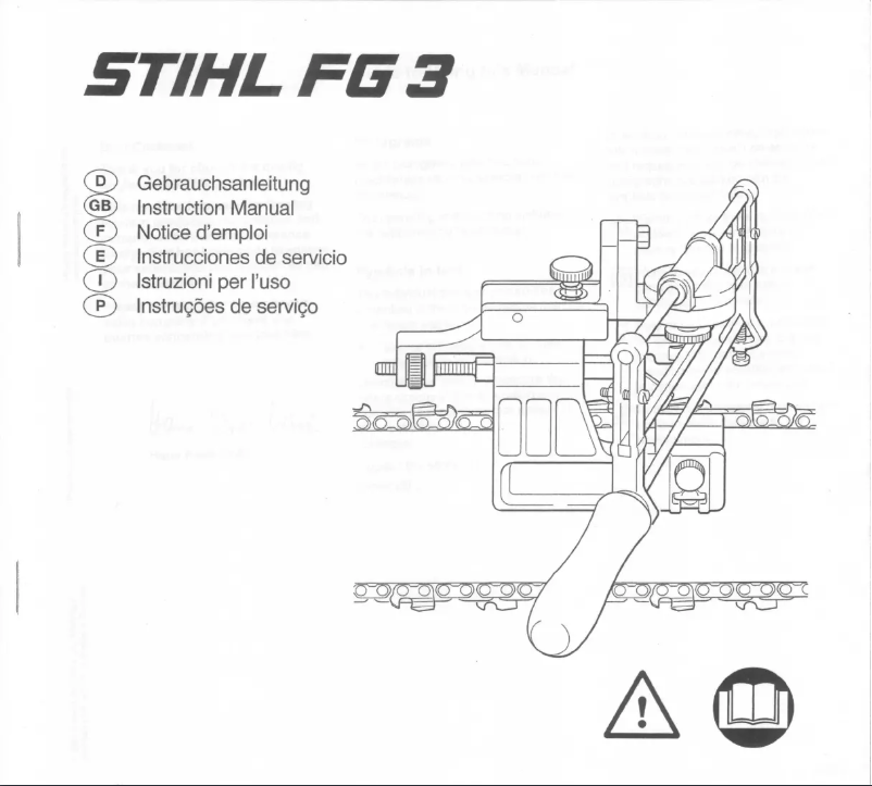 Image de la première page du manuel de l'appareil FG 3