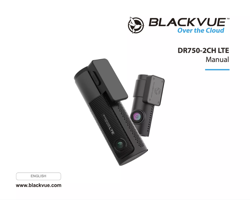 Page n°1 - Manuel utilisateur BlackVue DR750-2CH LTE