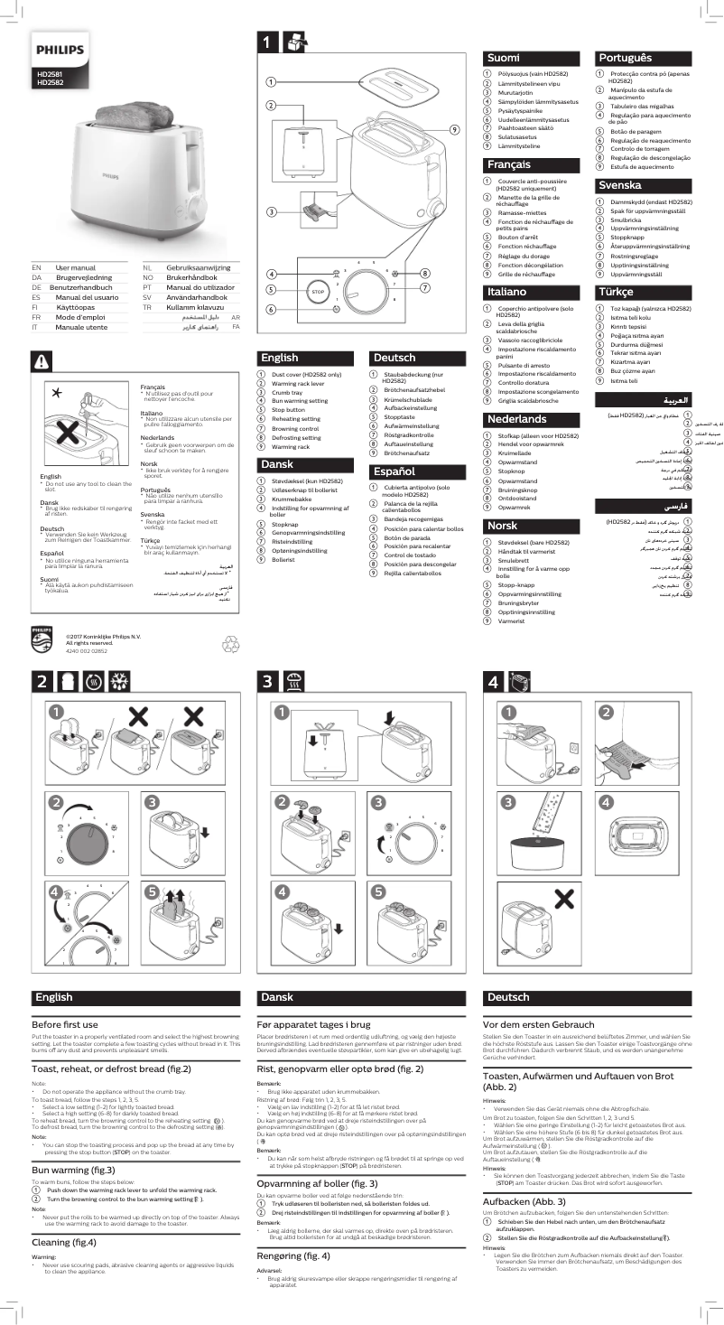 Page 1 de la notice Manuel utilisateur Philips Daily Collection HD2582