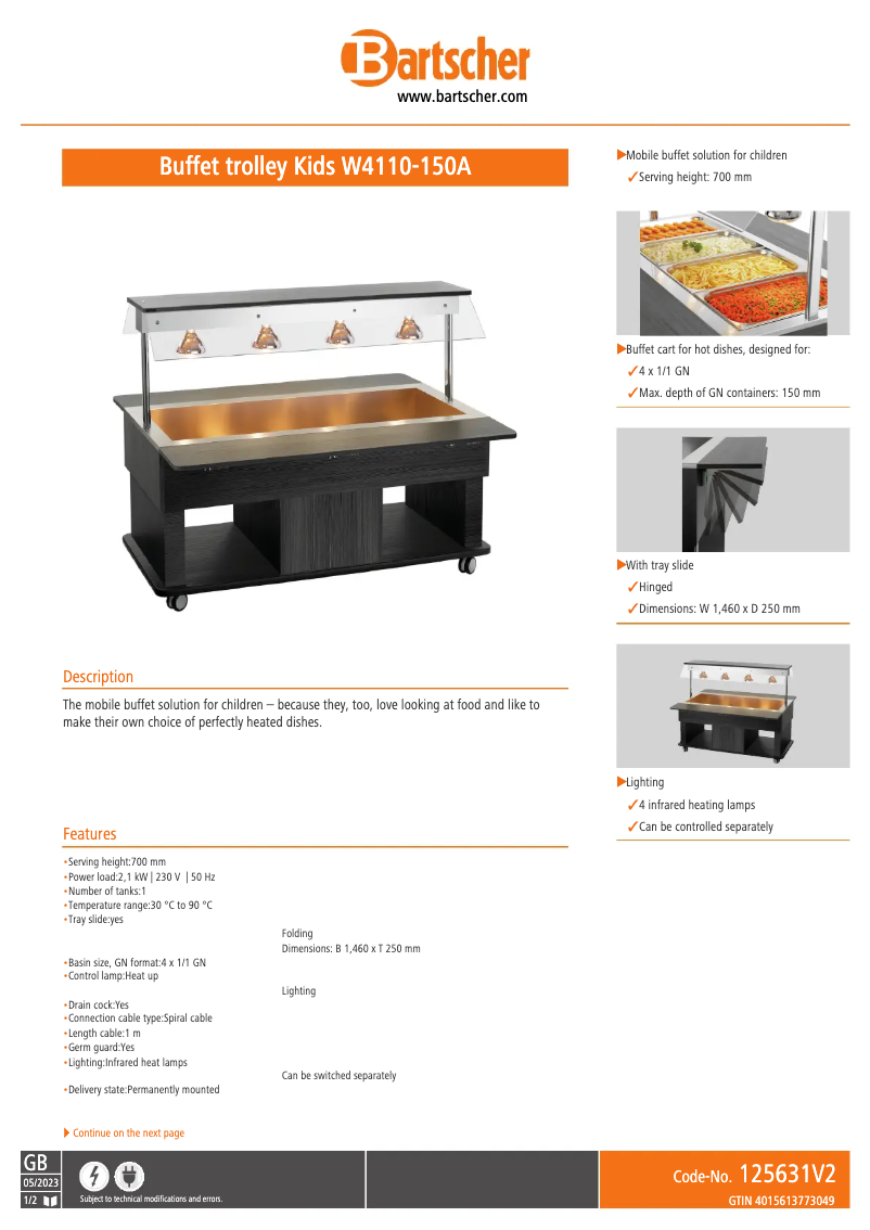 Imagen de la primera página del manual del dispositivo W4110-150A